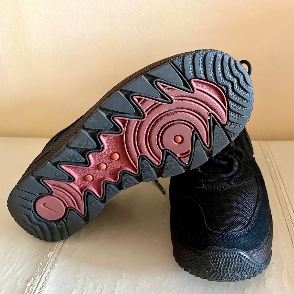 Nike Air Force 1 Wild 'Velvet Brown' Black Sneakers size 6.5